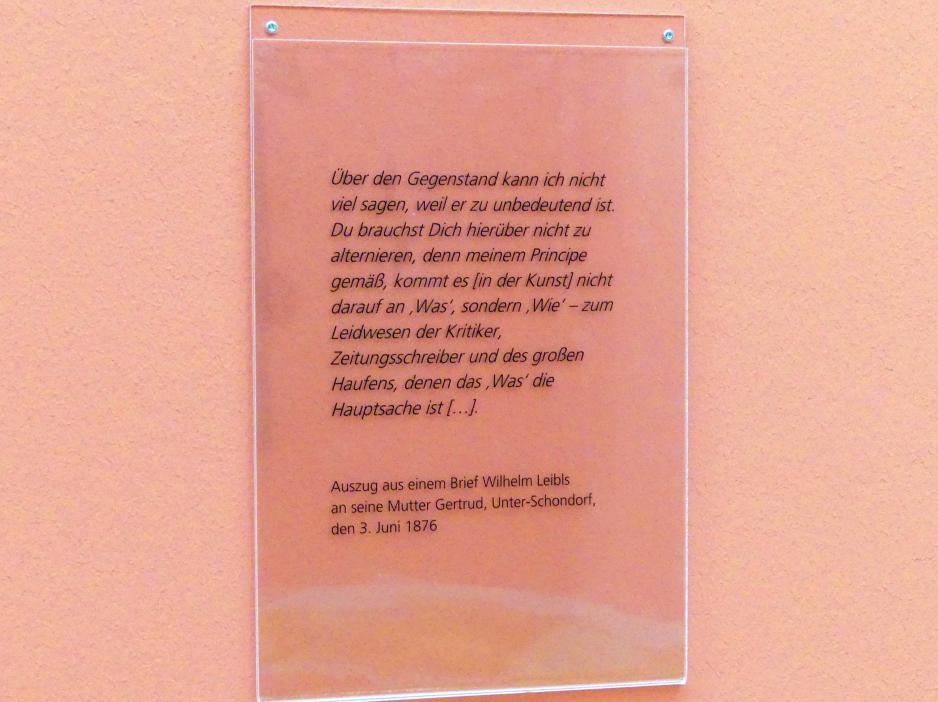 Wilhelm Leibl (1844 Köln - 1900 Würzburg)