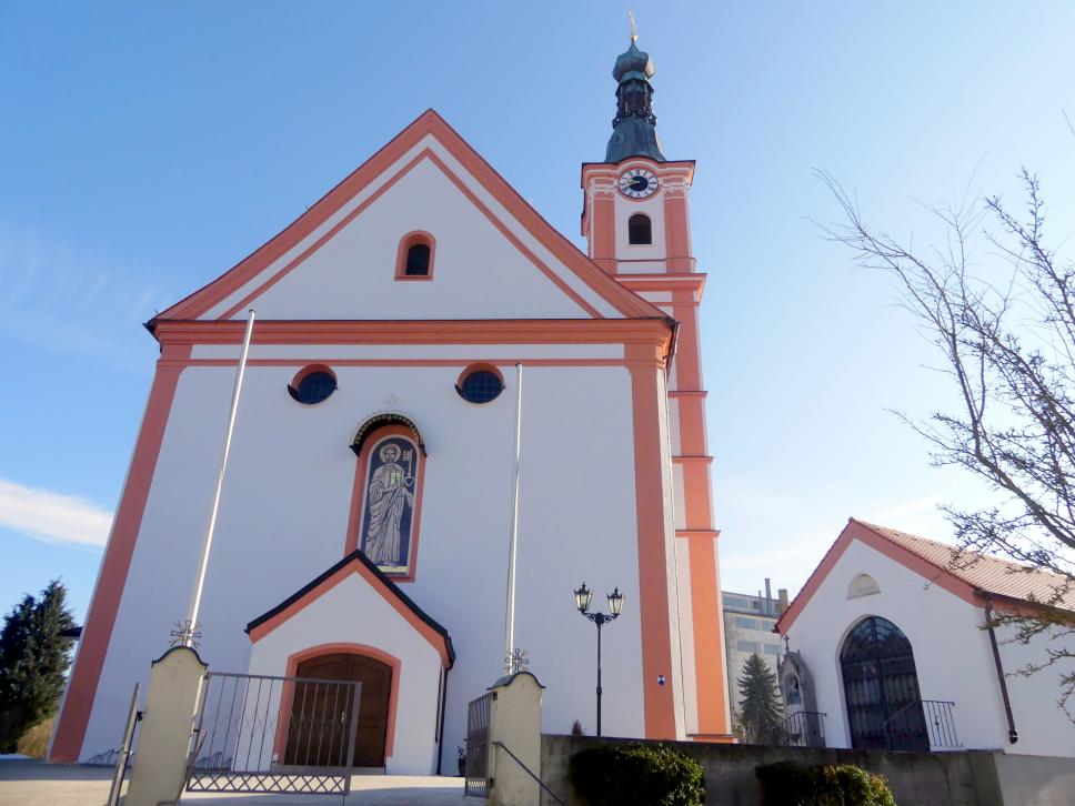 Geiselhöring, Pfarrkirche St. Petrus und Erasmus, Bild 2/2