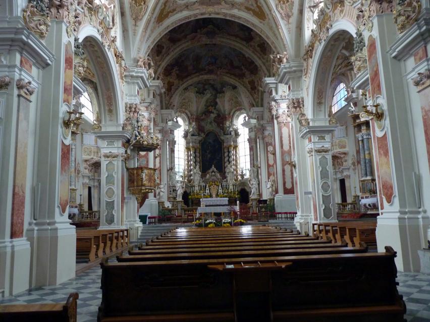 Neustift bei Brixen (Südtirol), Augustiner-Chorherrenstift, Klosterkirche Mariä Himmelfahrt, Bild 2/3