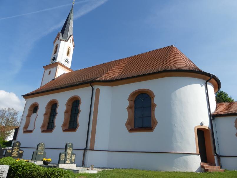 Bruckbach (Essenbach), Filialkirche St. Johannes der Täufer, Bild 1/4