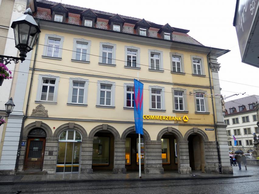Würzburg, ehem. Gasthaus "Zum Hirschen", heute Commerzbank, Bild 1/4