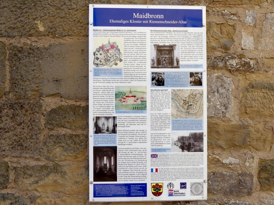 Maidbronn, ehem. Zisterzienserinnenkloster, Bild 3/13