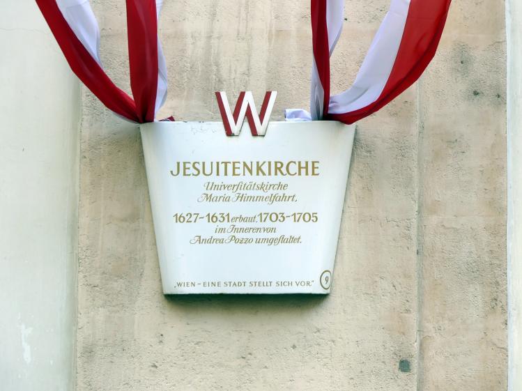 Wien, Jesuitenkirche Mariä Himmelfahrt, St. Ignatius und St. Franz Xaver (Universitätskirche ), Bild 2/3