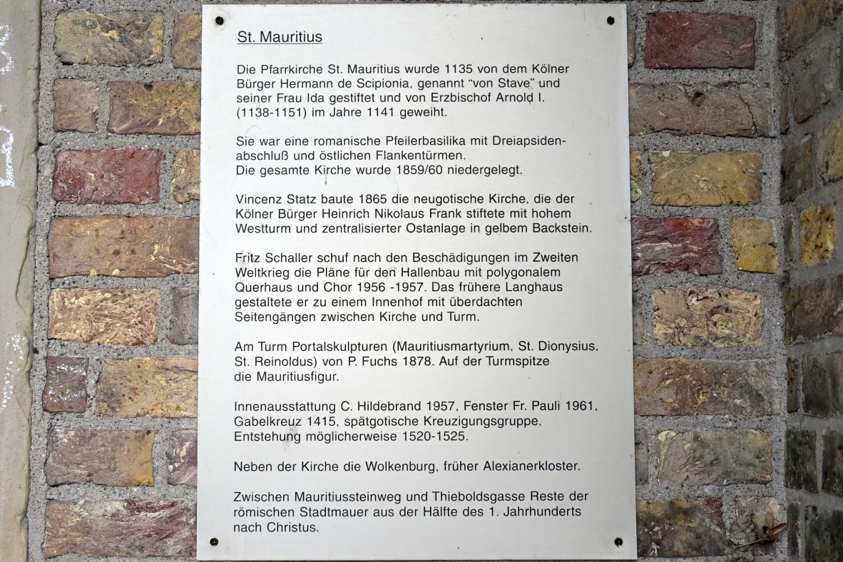 Köln, Pfarrkirche St. Mauritius, Bild 4/9