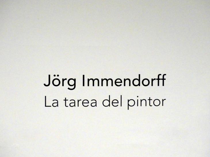 Madrid, Museo Reina Sofía, Ausstellung "Jörg Immendorff - The Task of the Painter" vom 30.10.2019-13.04.2020, Bild 1/2