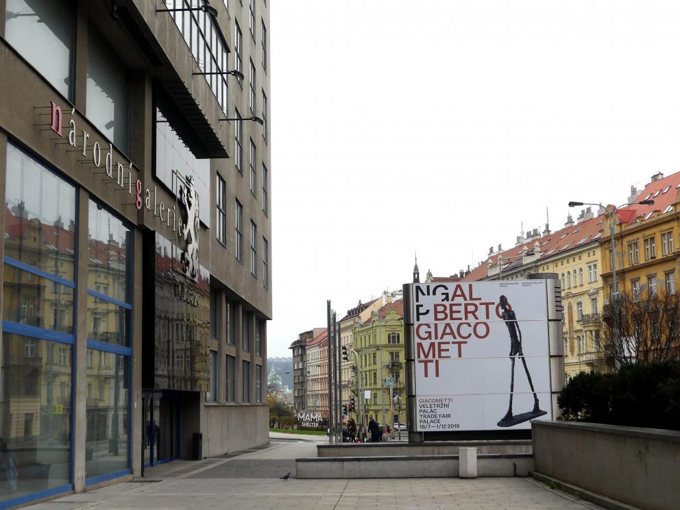Prag, Nationalgalerie im Messepalast, Ausstellung "Alberto Giacometti" vom 18.07.-01.12.2019, Bild 1/12