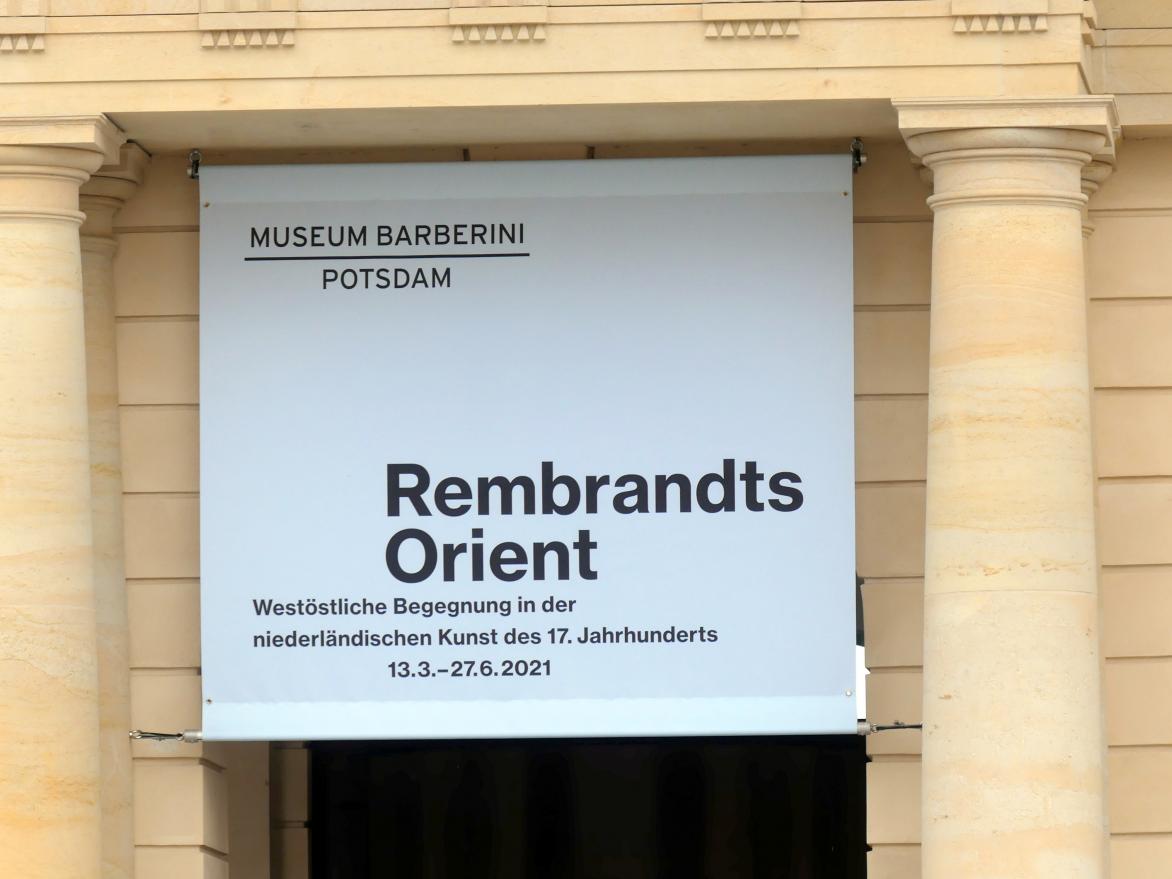 Potsdam, Museum Barberini, Ausstellung "Rembrandts Orient" vom 13.03.-27.06.2021, Bild 2/4