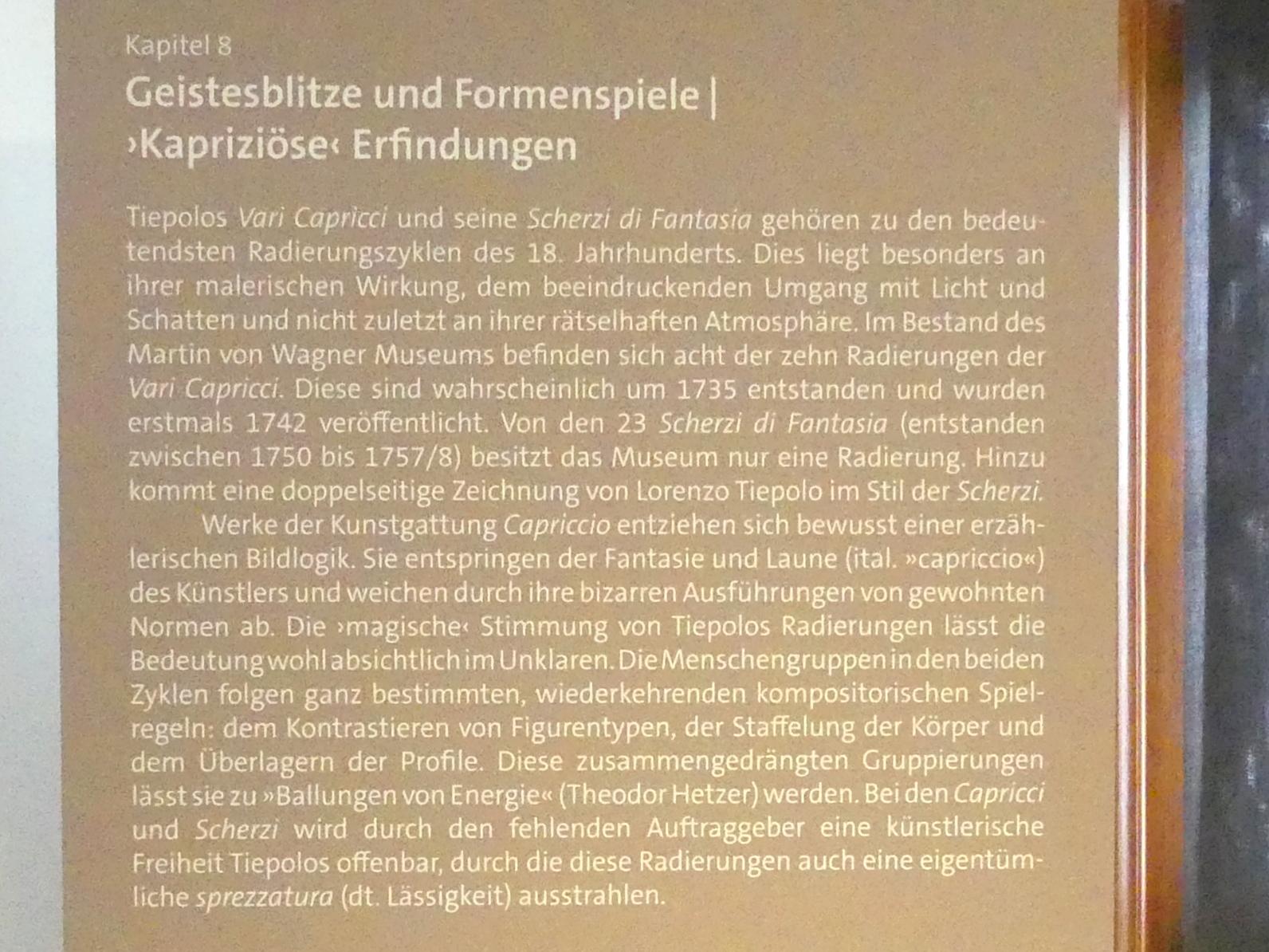 Würzburg, Martin von Wagner Museum, Ausstellung "Tiepolo und seine Zeit in Würzburg" vom 31.10.2020-15.07.2021, Bild 7/12