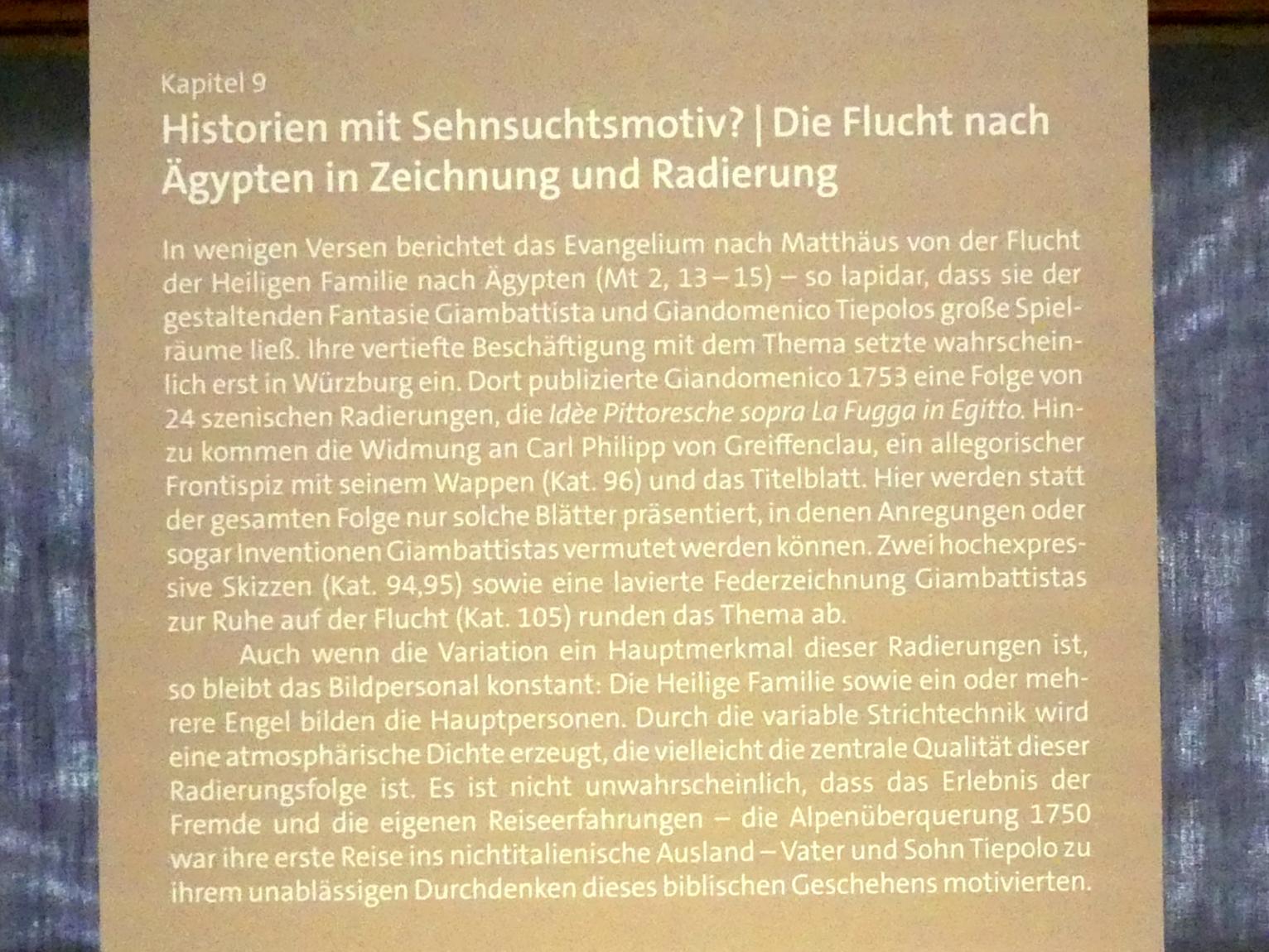 Würzburg, Martin von Wagner Museum, Ausstellung "Tiepolo und seine Zeit in Würzburg" vom 31.10.2020-15.07.2021, Bild 8/12