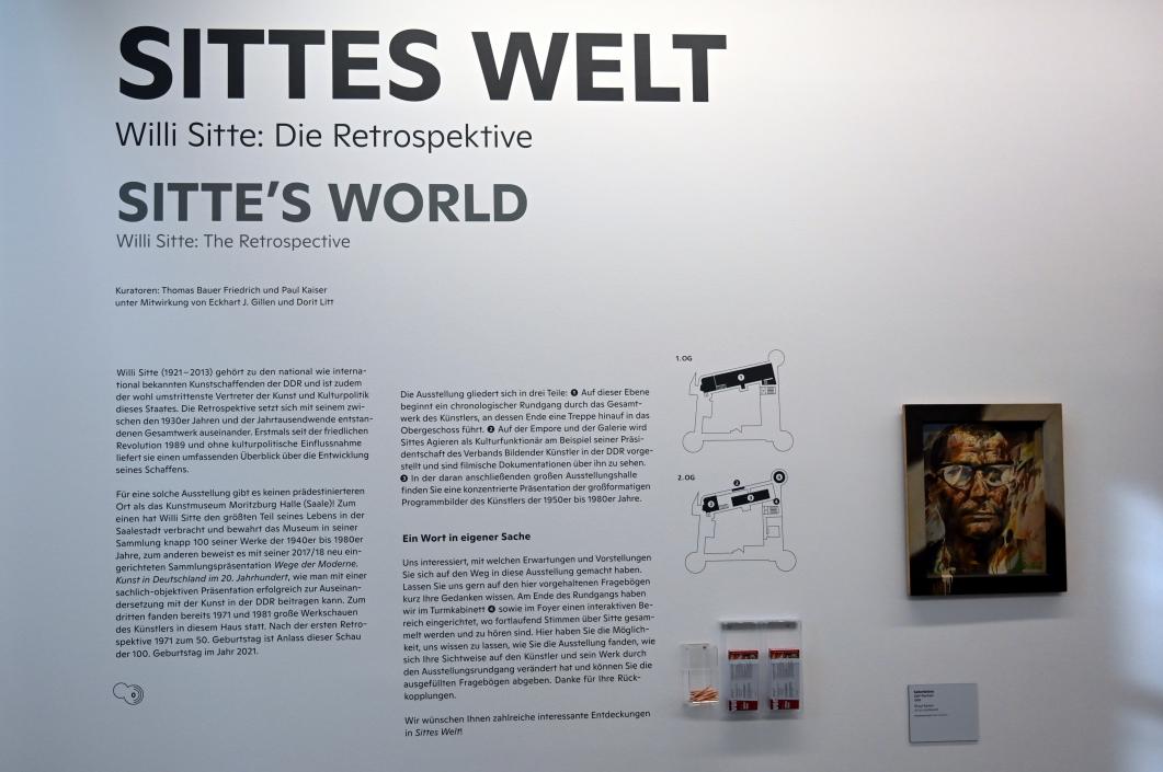 Halle (Saale), Kunstmuseum Moritzburg, Ausstellung "Sittes Welt" vom 03.10.2021 - 06.02.2022, Bild 4/20
