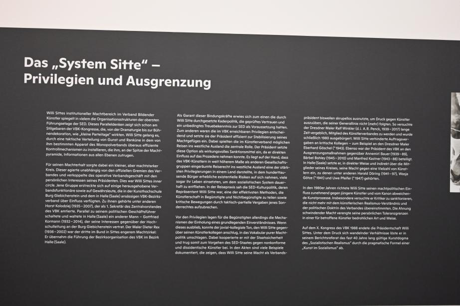 Halle (Saale), Kunstmuseum Moritzburg, Ausstellung "Sittes Welt" vom 03.10.2021 - 06.02.2022, Bild 19/20