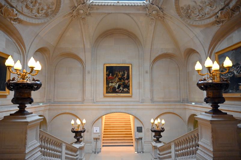 Paris, Musée du Louvre, Richelieu, Treppenhaus Nord, 2. Stock, Bild 1/2