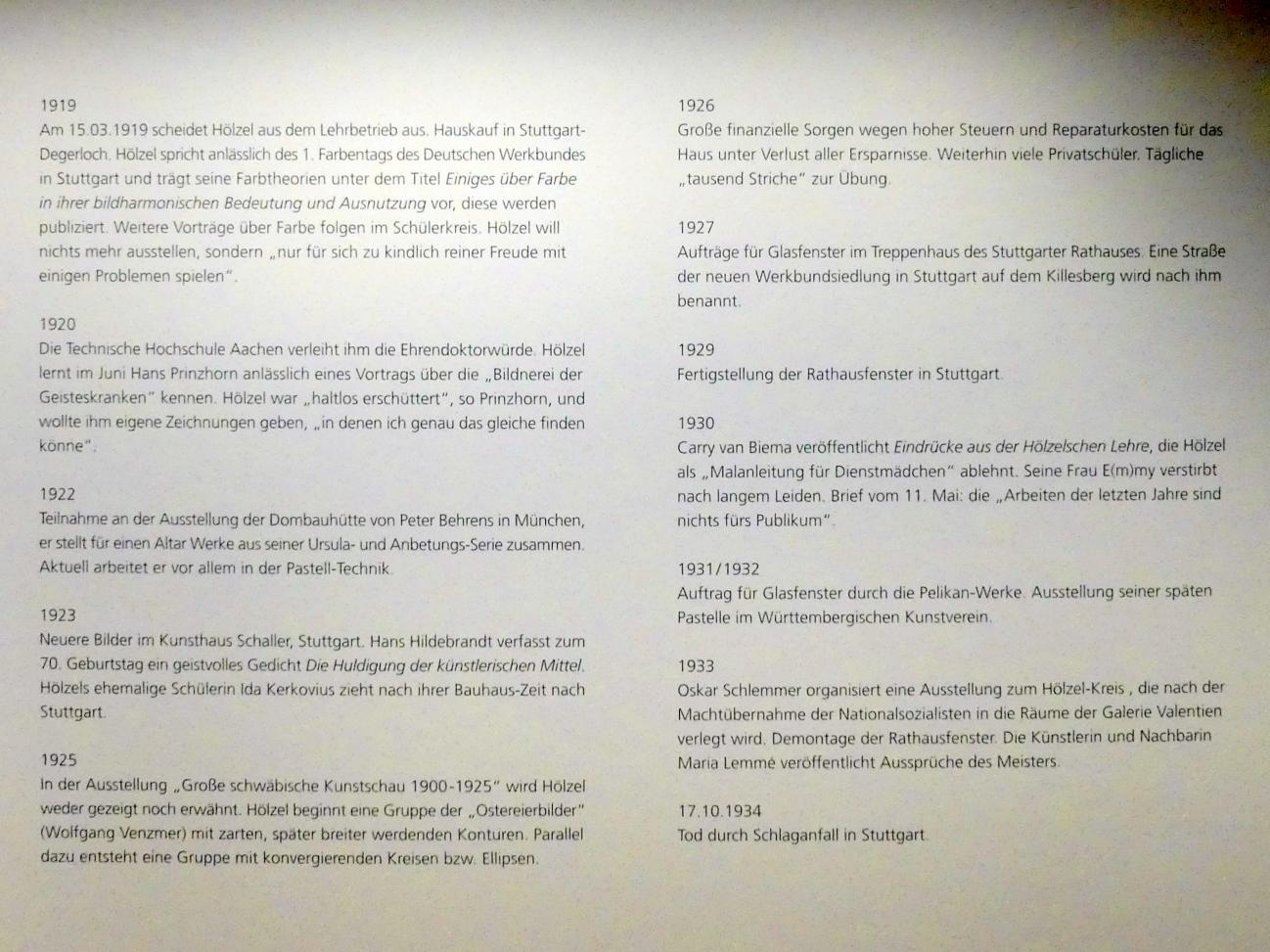 Schweinfurt, Museum Georg Schäfer, Ausstellung Adolf Hölzel vom 03.02.-01.05.2019, Saal 2, Bild 6/6