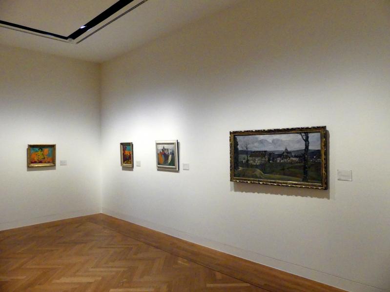 Schweinfurt, Museum Georg Schäfer, Ausstellung Adolf Hölzel vom 03.02.-01.05.2019, Saal 6, Bild 3/4