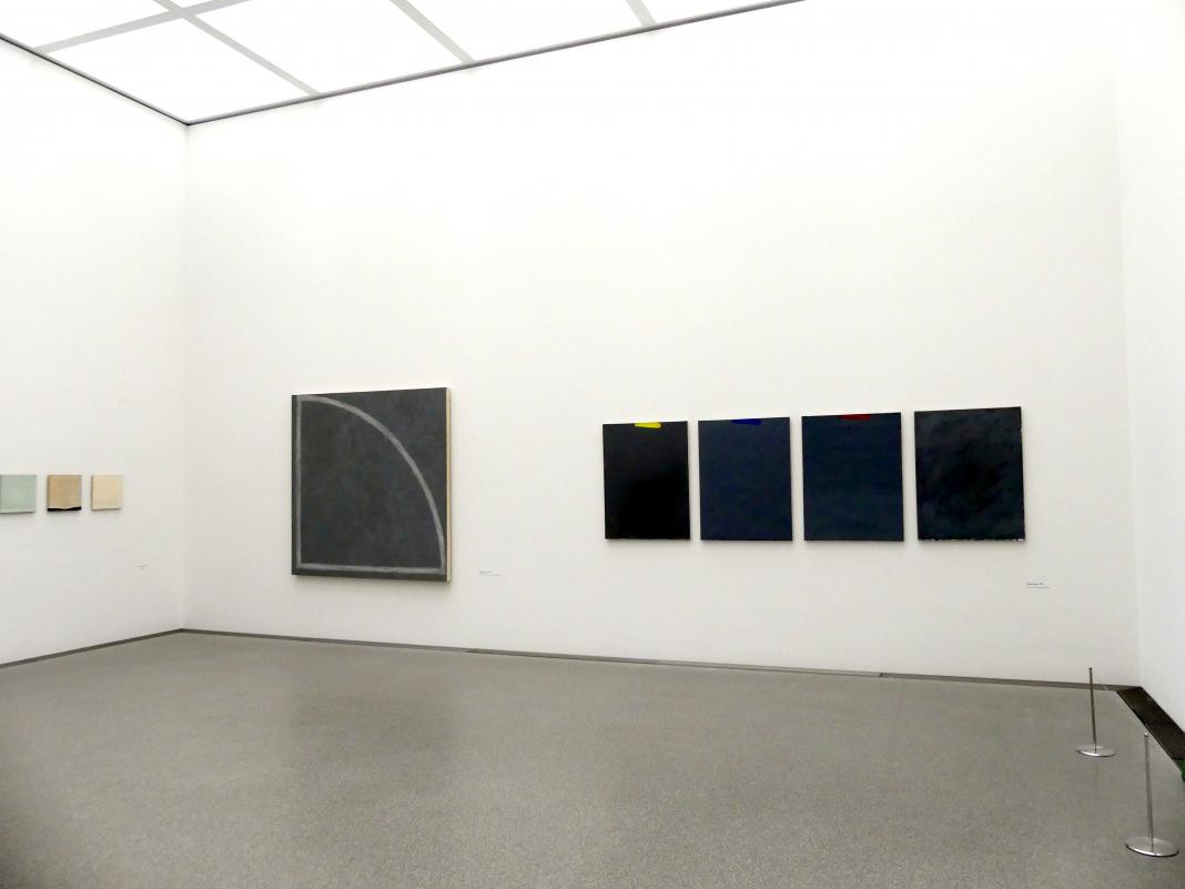 München, Pinakothek der Moderne, Ausstellung "Raoul De Keyser – Œuvre" vom 05.04.-08.09.2019, Saal 23, Bild 1/3