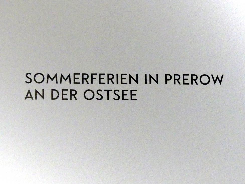 München, Lenbachhaus, Kunstbau, Ausstellung "Lebensmenschen" vom 22.10.2019-16.02.2020, Sommerferien an der Ostsee 1911, Bild 5/7