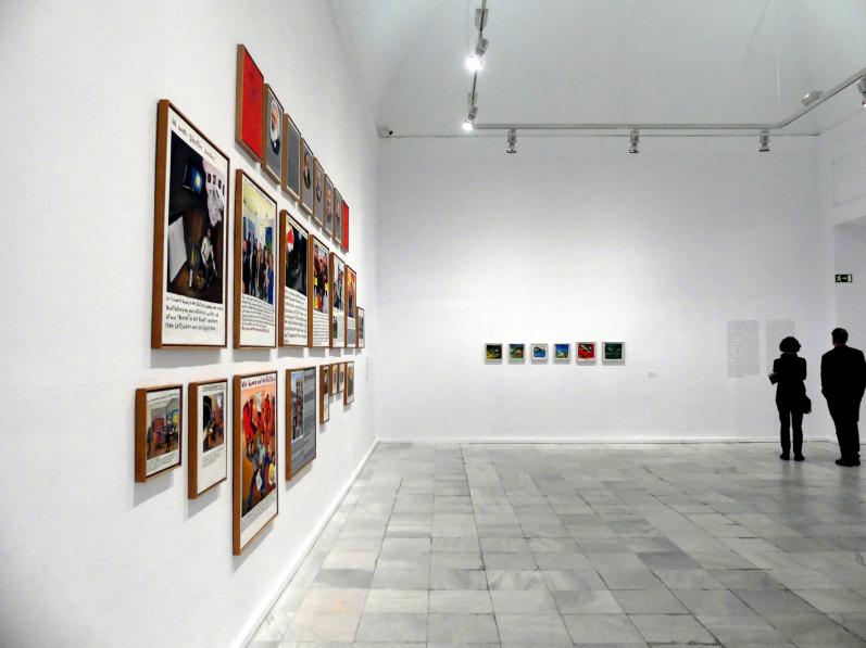 Madrid, Museo Reina Sofía, Ausstellung "Jörg Immendorff - The Task of the Painter" vom 30.10.2019-13.04.2020, Saal 2, Bild 1/3