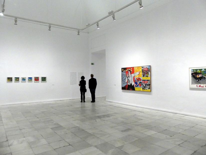 Madrid, Museo Reina Sofía, Ausstellung "Jörg Immendorff - The Task of the Painter" vom 30.10.2019-13.04.2020, Saal 2, Bild 2/3