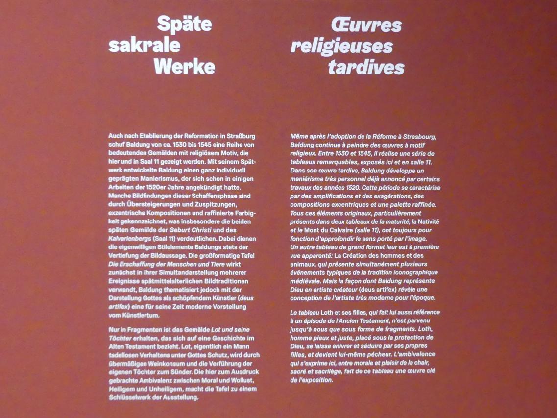 Karlsruhe, Staatliche Kunsthalle, Ausstellung "Hans Baldung Grien, heilig | unheilig", Saal 9, Bild 5/5