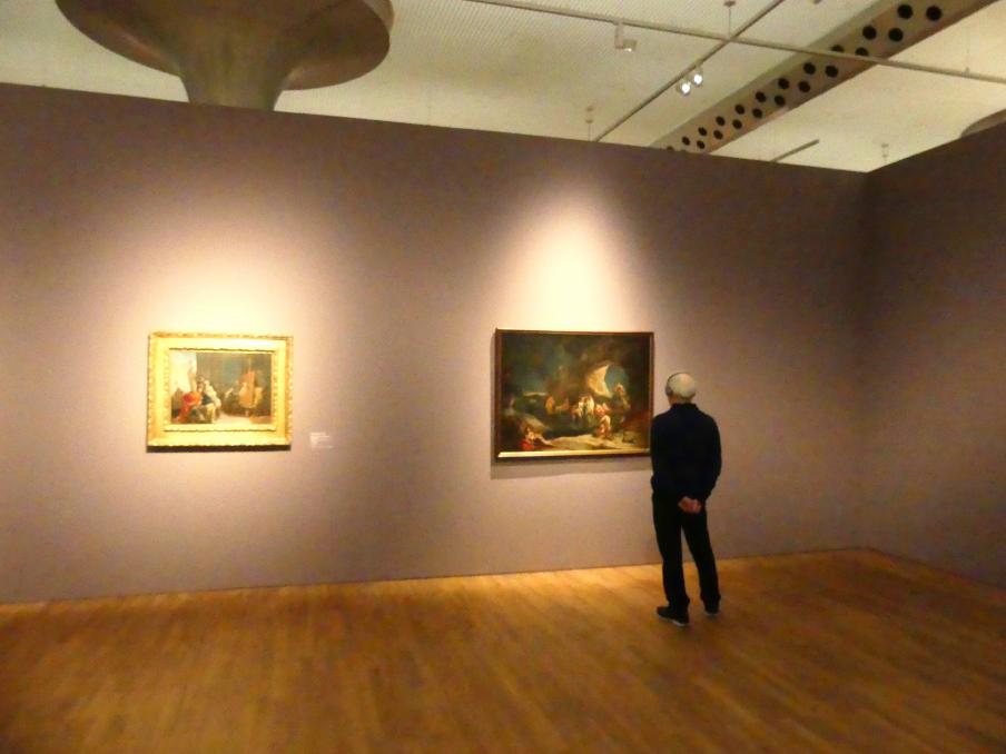 Stuttgart, Staatsgalerie, Ausstellung "Tiepolo"  vom 11.10.2019 - 02.02.2020, Saal 1: Frühe Werke in Venedig und Umgebung, Bild 2/3