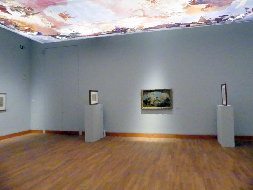 Stuttgart, Staatsgalerie, Ausstellung "Tiepolo"  vom 11.10.2019 - 02.02.2020, Saal 8: Die Würzburger Residenz, Bild 2/6