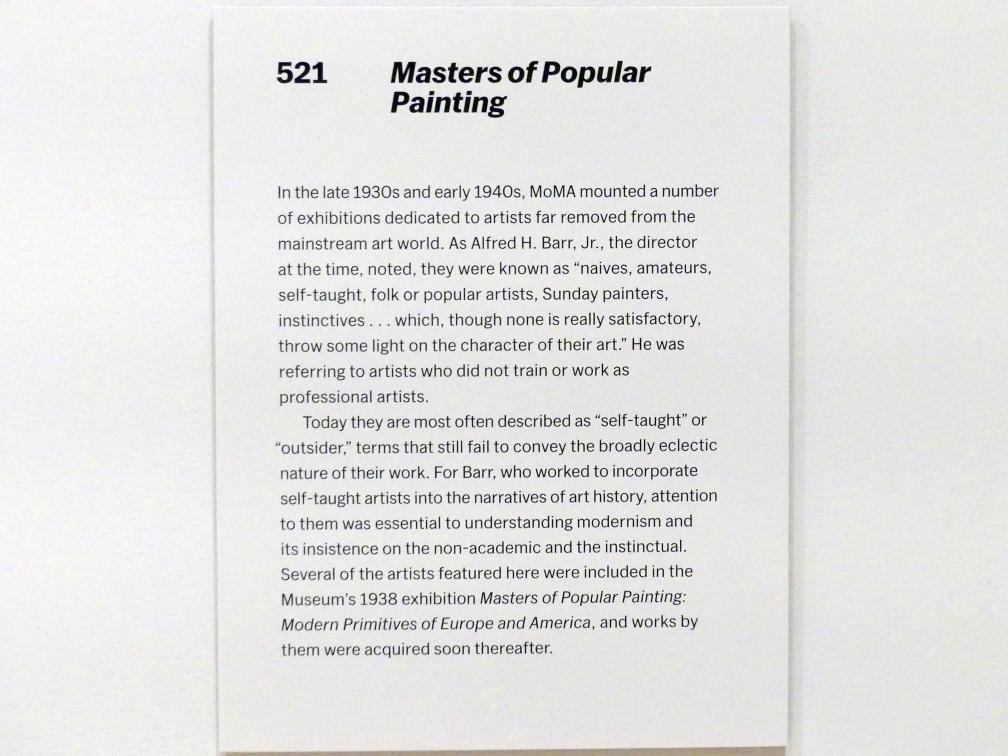 New York, Museum of Modern Art (MoMA), Saal 521, Bild 3/3