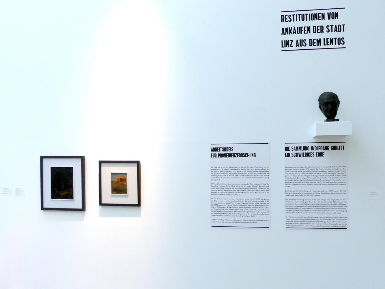 Linz, Lentos Kunstmuseum Linz, Saal 1 - Restitutionen, Bild 9/14