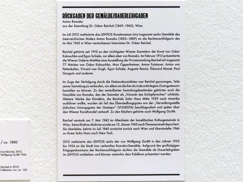 Linz, Lentos Kunstmuseum Linz, Saal 1 - Restitutionen, Bild 11/14