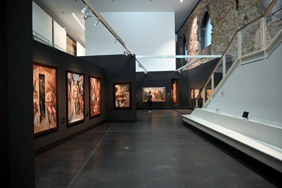 Halle (Saale), Kunstmuseum Moritzburg, Ausstellung "Sittes Welt" vom 03.10.2021 - 06.02.2022, Saal 15, Bild 1/2