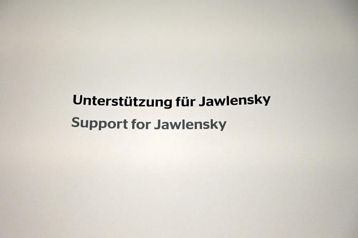 Wiesbaden, Museum Wiesbaden, Ausstellung "Alles! 100 Jahre Jawlensky in Wiesbaden" vom 17.09.-26.06.2022, Saal 9, Bild 2/4