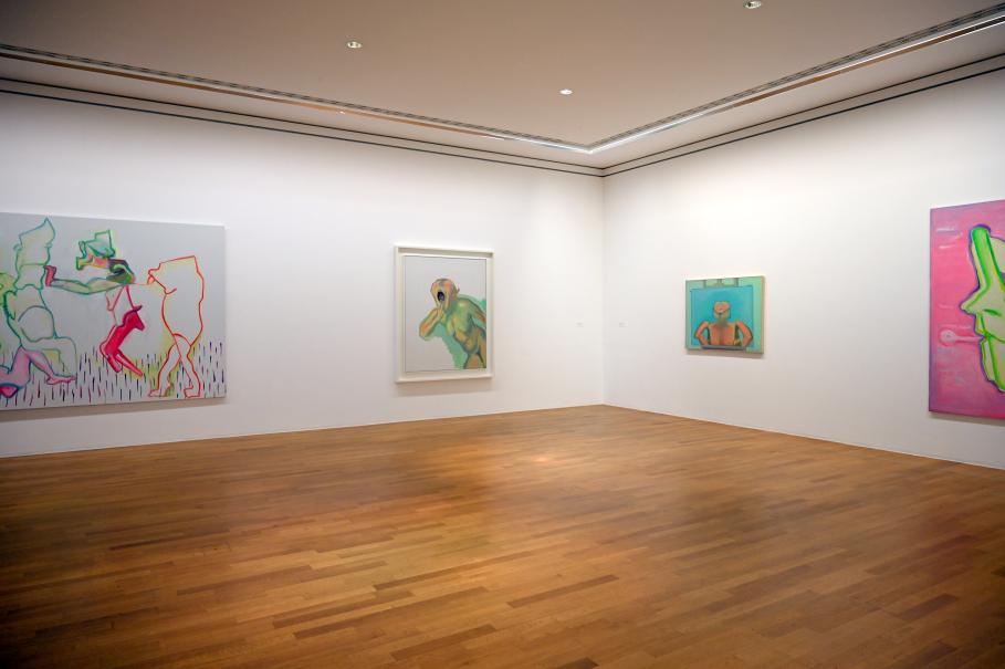 Bonn, Kunstmuseum, Ausstellung "Maria Lassnig - Wach bleiben" vom 10.02. - 08.05.2022, Saal 1