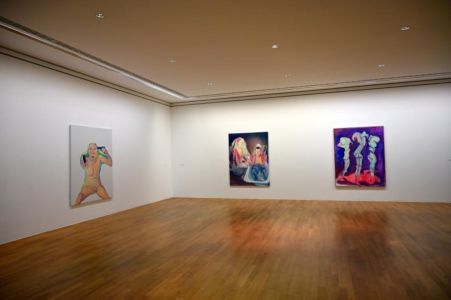 Bonn, Kunstmuseum, Ausstellung "Maria Lassnig - Wach bleiben" vom 10.02. - 08.05.2022, Saal 2, Bild 2/2