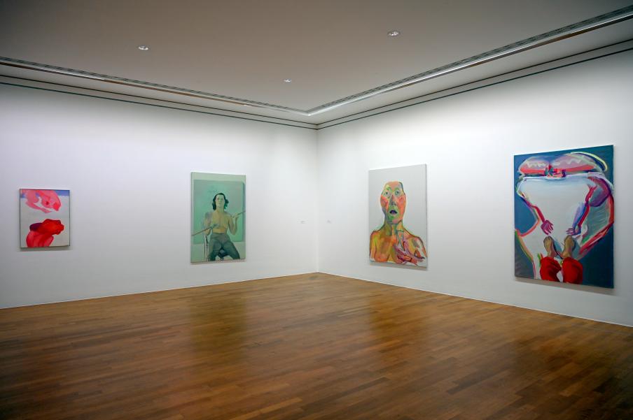 Bonn, Kunstmuseum, Ausstellung "Maria Lassnig - Wach bleiben" vom 10.02. - 08.05.2022, Saal 5, Bild 2/3