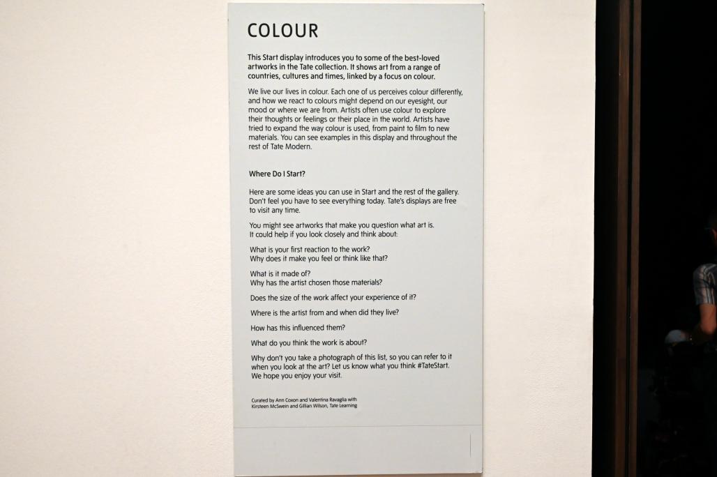 London, Tate Gallery of Modern Art (Tate Modern), Colour, Bild 4/4