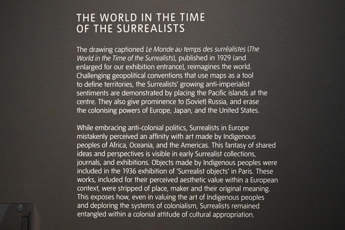 London, Tate Modern, Ausstellung "Surrealism Beyond Borders" vom 24.02.-29.08.2022, Saal 5, Bild 3/5