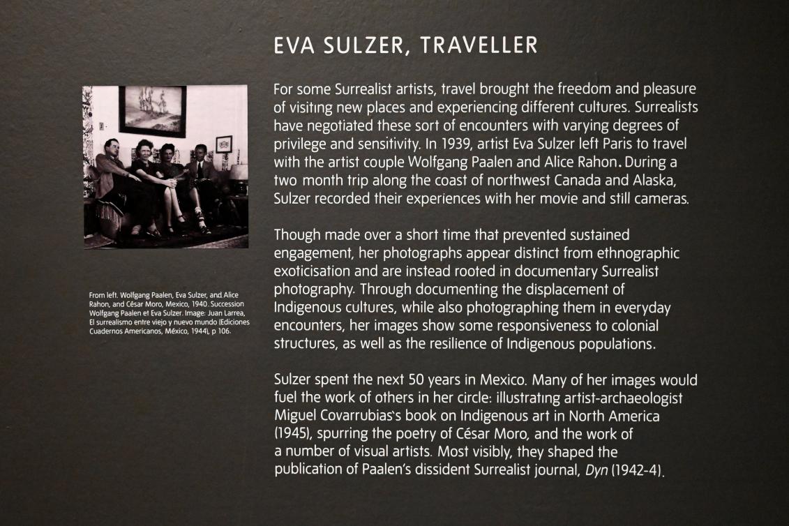 London, Tate Modern, Ausstellung "Surrealism Beyond Borders" vom 24.02.-29.08.2022, Saal 5, Bild 4/5