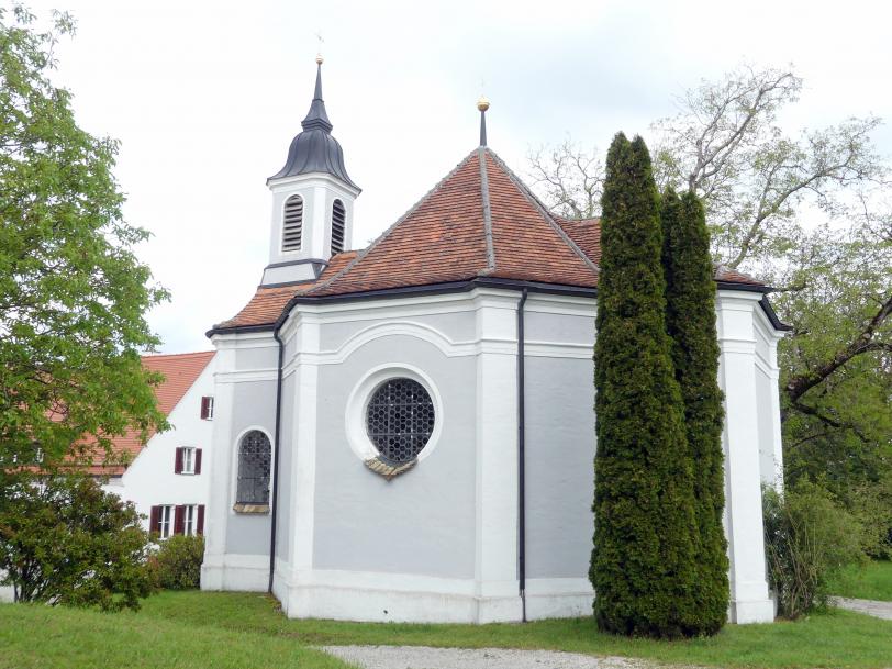Johann Michael Fischer (Baumeister) (1725–1764), St. Anna Kapelle auf Gut Romenthal, Romenthal bei Diessen am Ammersee, Gut Romenthal, 1756–1757, Bild 2/4