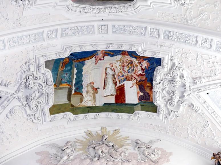 Johann Baptist Zimmermann (1701–1757), Fresken, Buxheim, ehemalige Reichskartause, jetzt Salesianerkloster, Klosterkirche Maria Saal, 1711–1712, Bild 4/18