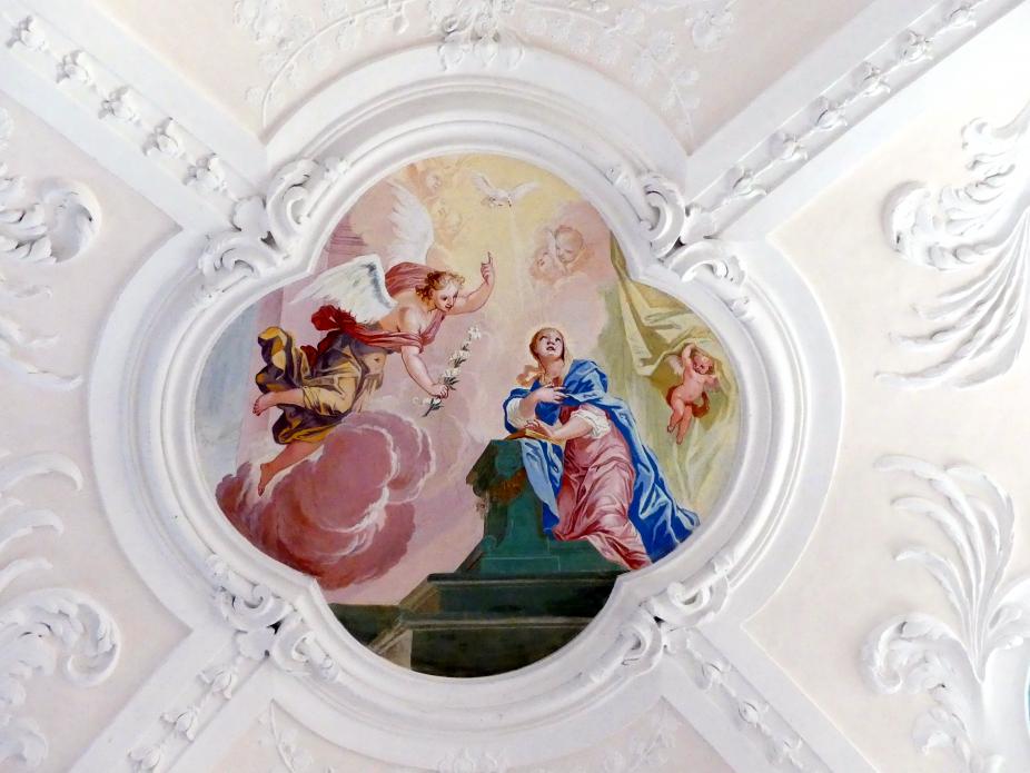 Johann Baptist Zimmermann (1701–1757), Fresken, Buxheim, ehemalige Reichskartause, jetzt Salesianerkloster, Klosterkirche Maria Saal, 1711–1712, Bild 7/18