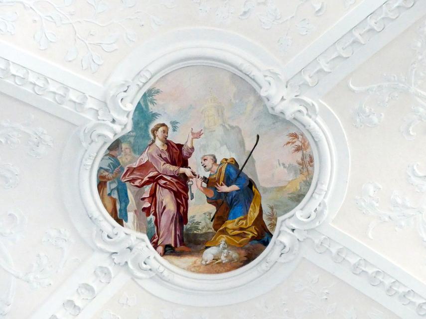 Johann Baptist Zimmermann (1701–1757), Fresken, Buxheim, ehemalige Reichskartause, jetzt Salesianerkloster, Klosterkirche Maria Saal, 1711–1712, Bild 11/18