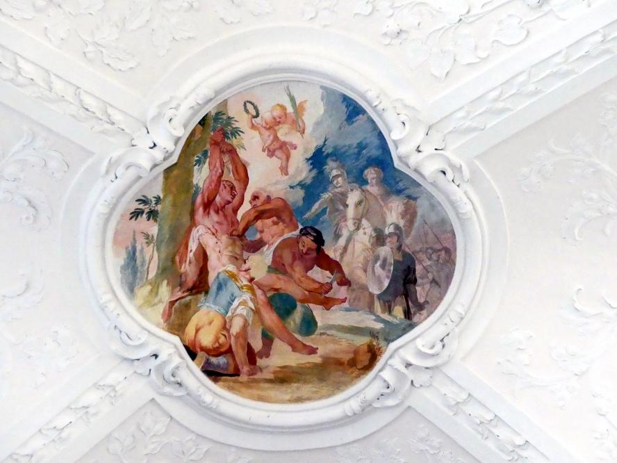 Johann Baptist Zimmermann (1701–1757), Fresken, Buxheim, ehemalige Reichskartause, jetzt Salesianerkloster, Klosterkirche Maria Saal, 1711–1712, Bild 12/18