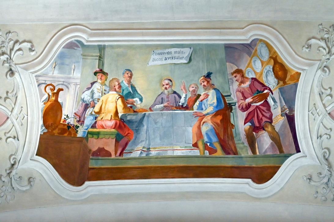 Johann Baptist Zimmermann (1701–1757), Fresken, Weyarn, ehem. Augustiner-Chorherrenstift, ehem. Stiftskirche, jetzt Pfarrkirche St. Peter und Paul, 1729, Bild 8/14