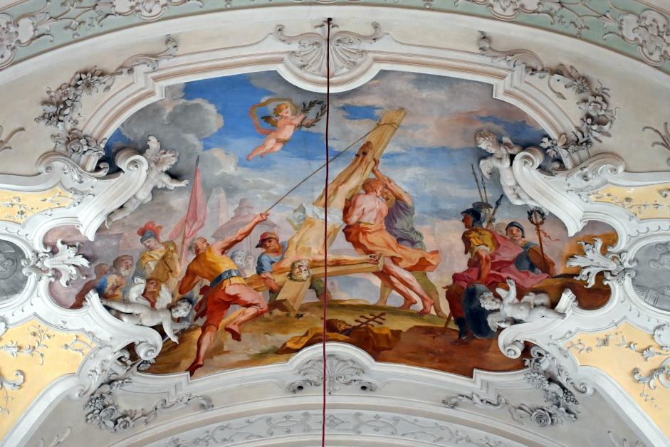 Johann Baptist Zimmermann (1701–1757), Fresken, Weyarn, ehem. Augustiner-Chorherrenstift, ehem. Stiftskirche, jetzt Pfarrkirche St. Peter und Paul, 1729, Bild 10/14