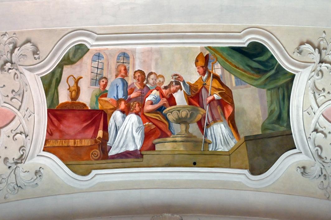 Johann Baptist Zimmermann (1701–1757), Fresken, Weyarn, ehem. Augustiner-Chorherrenstift, ehem. Stiftskirche, jetzt Pfarrkirche St. Peter und Paul, 1729, Bild 14/14