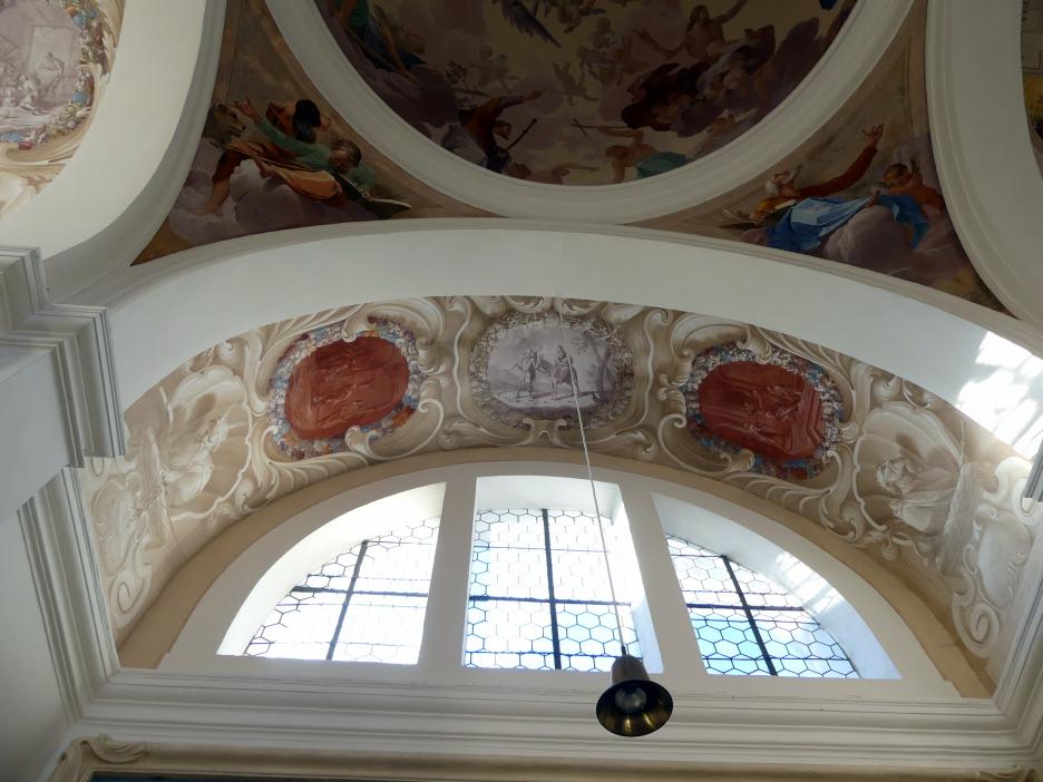 Johann Jakob Herkomer (1684–1717), Fresken, Sameister, Familienkapelle Herkomer "Mariä Sieben Schmerzen", 1686–1692, Bild 3/8