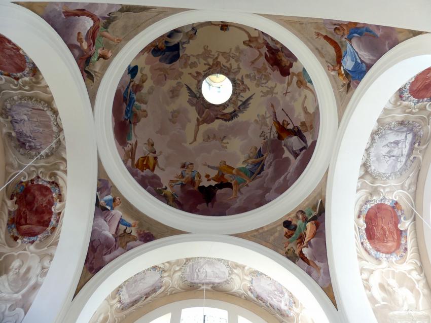 Johann Jakob Herkomer (1684–1717), Fresken, Sameister, Familienkapelle Herkomer "Mariä Sieben Schmerzen", 1686–1692, Bild 5/8