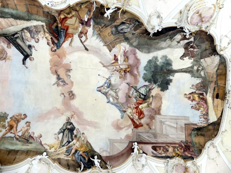 Matthäus Günther (1730–1787), Fresken, Forst (Wessobrunn), Pfarr- und Wallfahrtskirche St. Leonhard im Forst, 1769, Bild 6/19