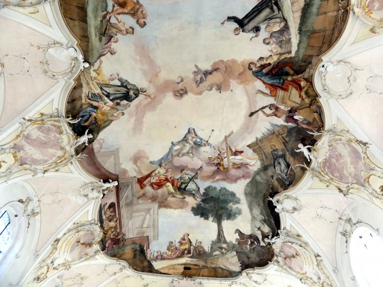 Matthäus Günther (1730–1787), Fresken, Forst (Wessobrunn), Pfarr- und Wallfahrtskirche St. Leonhard im Forst, 1769, Bild 11/19