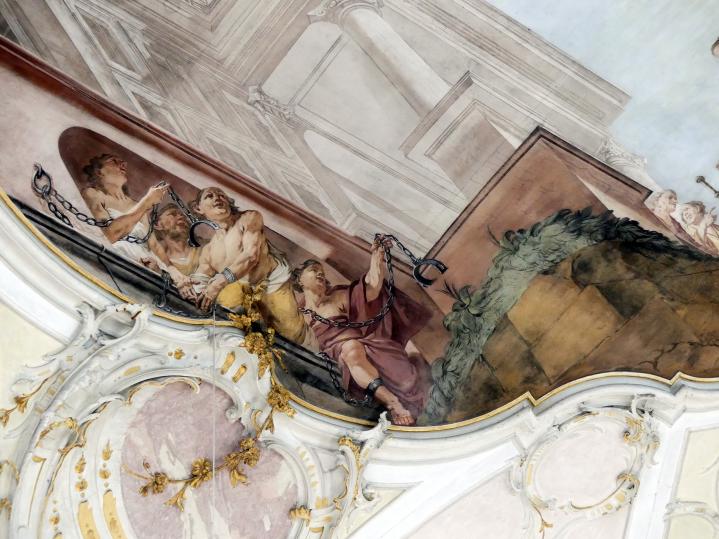Matthäus Günther (1730–1787), Fresken, Forst (Wessobrunn), Pfarr- und Wallfahrtskirche St. Leonhard im Forst, 1769, Bild 16/19