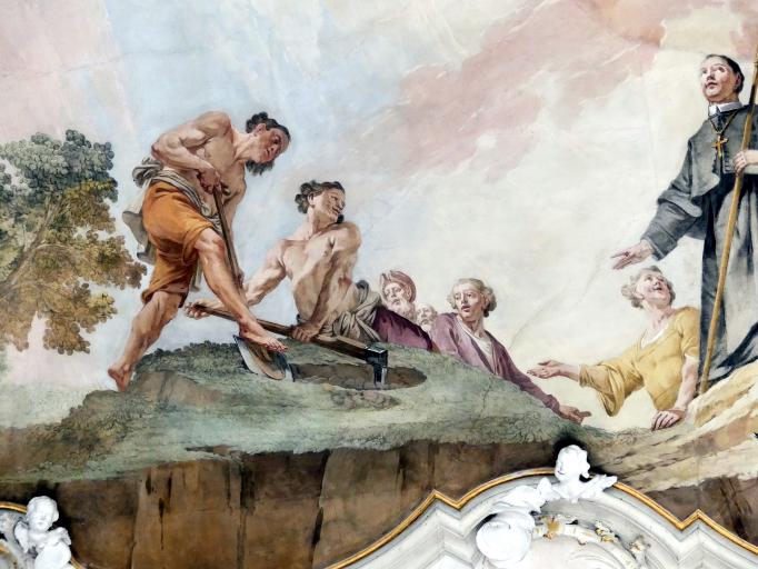 Matthäus Günther (1730–1787), Fresken, Forst (Wessobrunn), Pfarr- und Wallfahrtskirche St. Leonhard im Forst, 1769, Bild 17/19